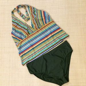 Gently Used Halter Tankini set sz 22/24